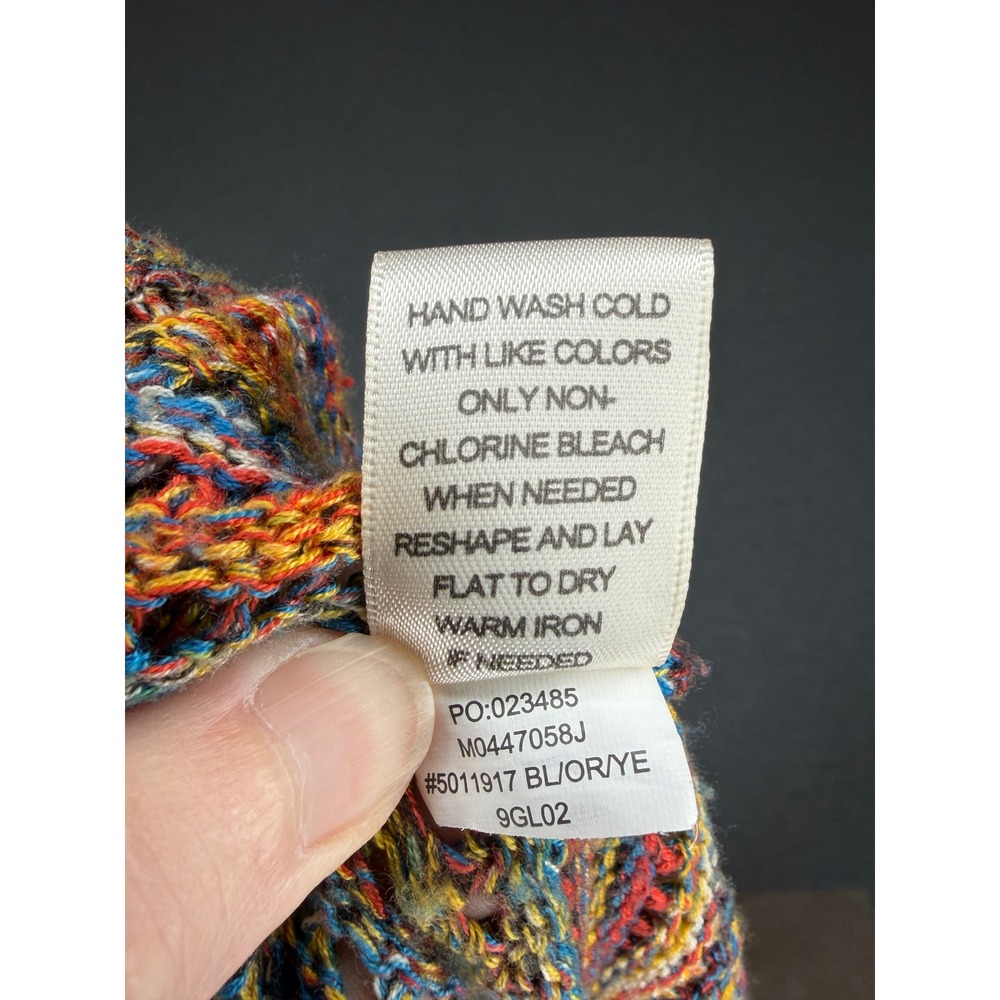 John Paul Richard Multicolor Space Dye Knit Sweater Scoop Neck Tunic M0447058J1 - Picture 8 of 8